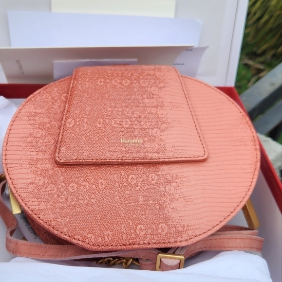 Hammitt Gregory Tile‎ Blush Brush Gold Cross Body Bag Pink - Picture 3 of 12